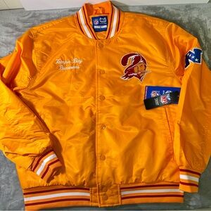 Tampa Bay Buccaneers Orange Varsity Jacket